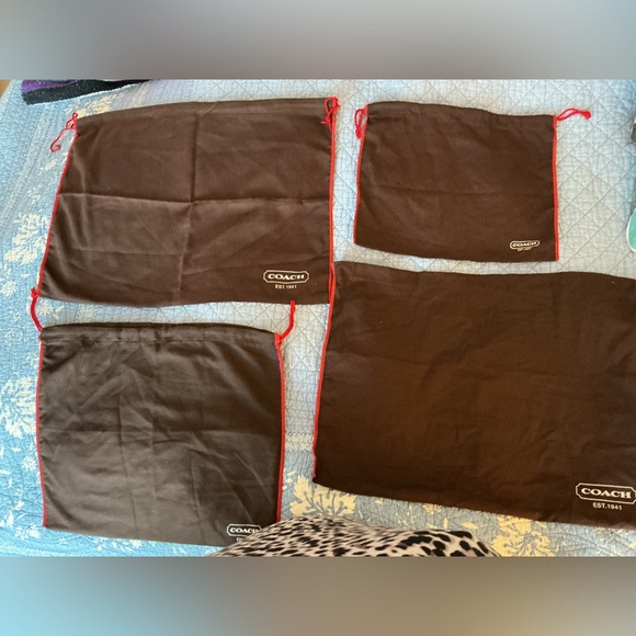Coach Dust Bag Bundle Four Authentic Coach Dustbags - Picture 5 of 5